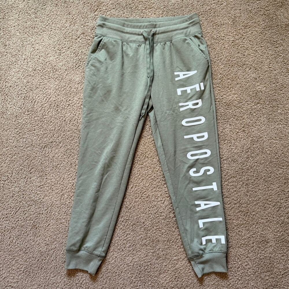Aeropostale Sport Olive Green Women's Jogger Sweatpants Size M